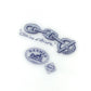 HERMES Dinner plate 10.6" Chaine d'Ancre logo Plates, tableware, dishes The dishes Pottery White/blue Used
