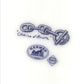 HERMES Dessert plate 8.7" Chaine d'Ancre logo Plates, tableware, dishes The dishes Pottery White/blue Used