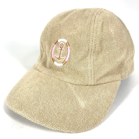 HERMES H251050N S1SM pile Casquette Davis Yacht hat cap baseball cap cotton Sable Beige Used