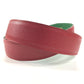 HERMES Bicolor Belt only, bottoms belt, fashion accessory belt Leather Red/Green Used
