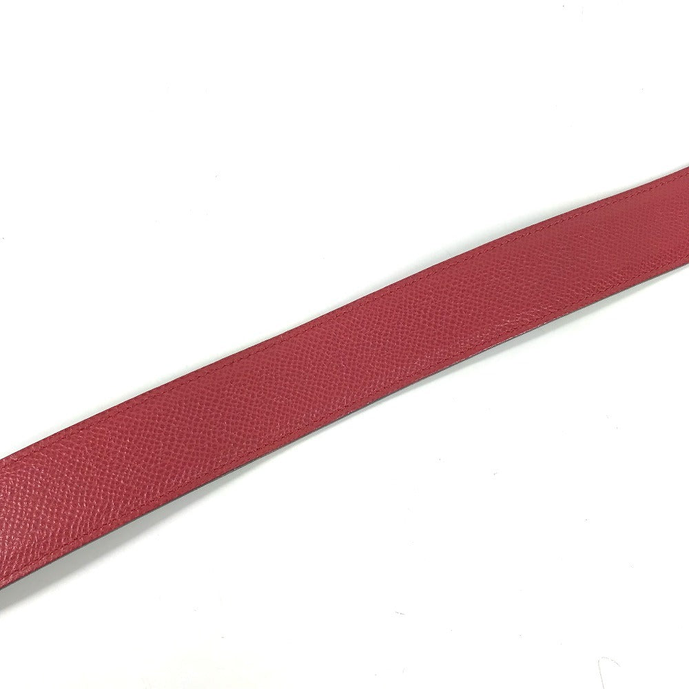 HERMES Bicolor Belt only, bottoms belt, fashion accessory belt Leather Red/Green Used
