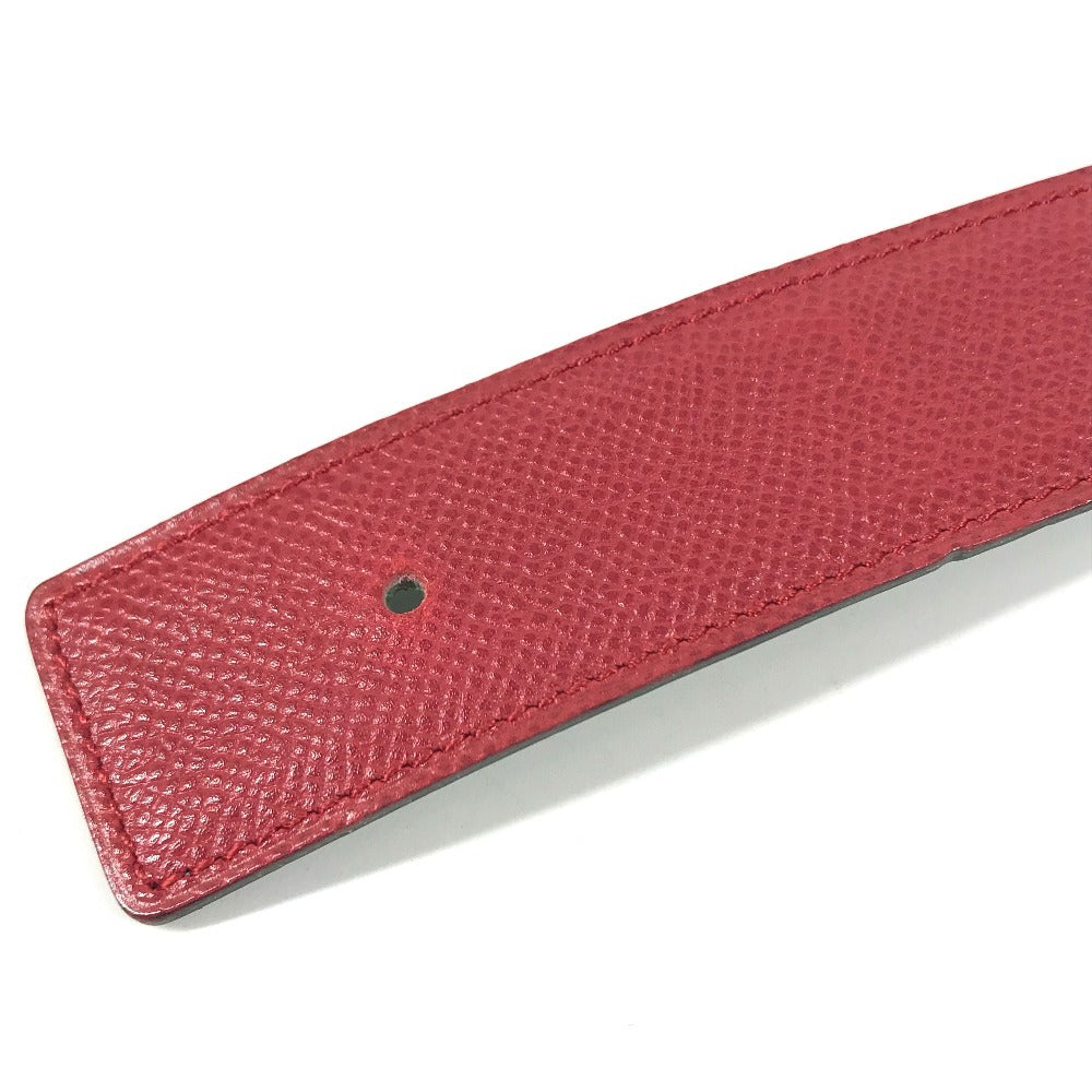 HERMES Bicolor Belt only, bottoms belt, fashion accessory belt Leather Red/Green Used