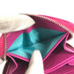 TIFFANY&Co. logo Zip Around Coin Compartment Wallet coin purse pink Used