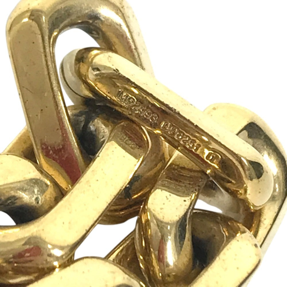 LOUIS VUITTON MP2993 Collier LV Edge Cadena Chain Necklace Accessory Thick Chain Necklace Metal Gold Used