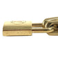 LOUIS VUITTON MP2993 Collier LV Edge Cadena Chain Necklace Accessory Thick Chain Necklace Metal Gold Used
