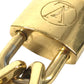LOUIS VUITTON MP2993 Collier LV Edge Cadena Chain Necklace Accessory Thick Chain Necklace Metal Gold Used