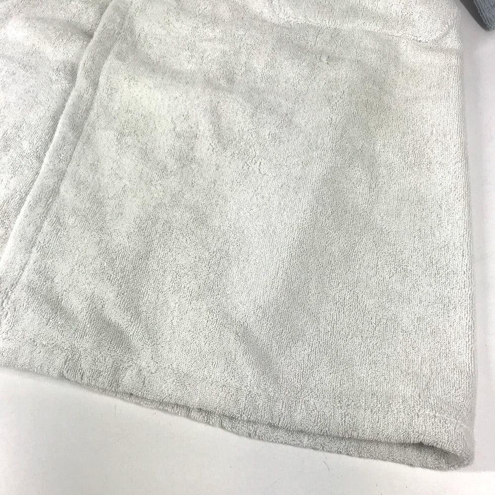 LOUIS VUITTON 不明 Tied LV logo Pile loungewear, long sleeves, long gown, loungewear Tops and others cotton White/Light Blue Based Used