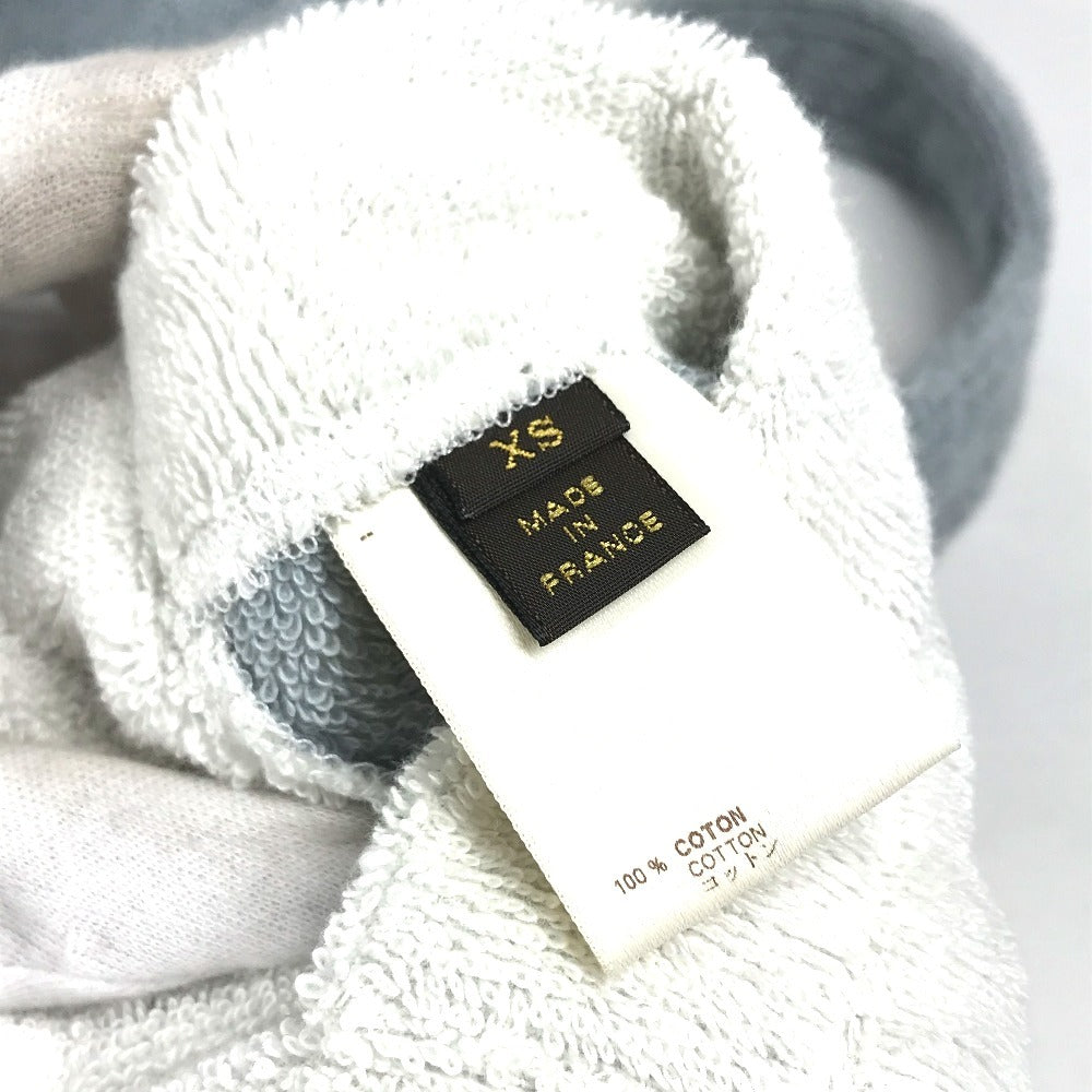 LOUIS VUITTON 不明 Tied LV logo Pile loungewear, long sleeves, long gown, loungewear Tops and others cotton White/Light Blue Based Used