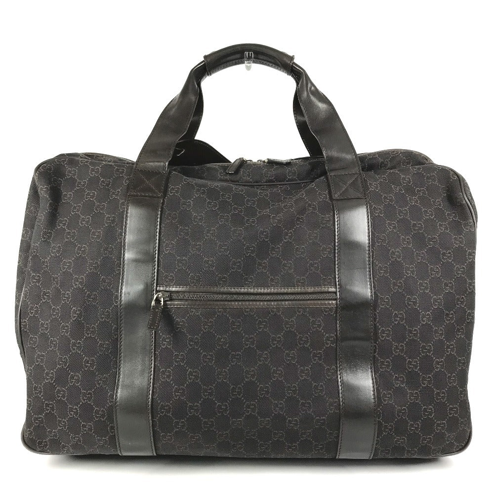 GUCCI 112270 GG logo Bags Travel Bags Travel Bags Duffle Bag GGCanvas/Leather Brown Used