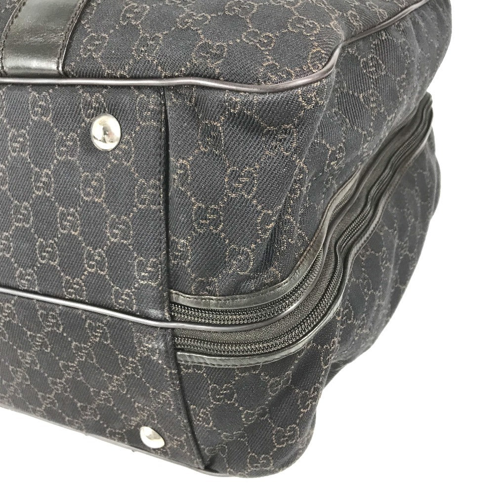 GUCCI 112270 GG logo Bags Travel Bags Travel Bags Duffle Bag GGCanvas/Leather Brown Used
