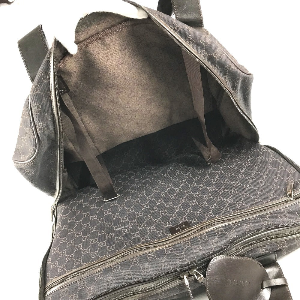 GUCCI 112270 GG logo Bags Travel Bags Travel Bags Duffle Bag GGCanvas/Leather Brown Used