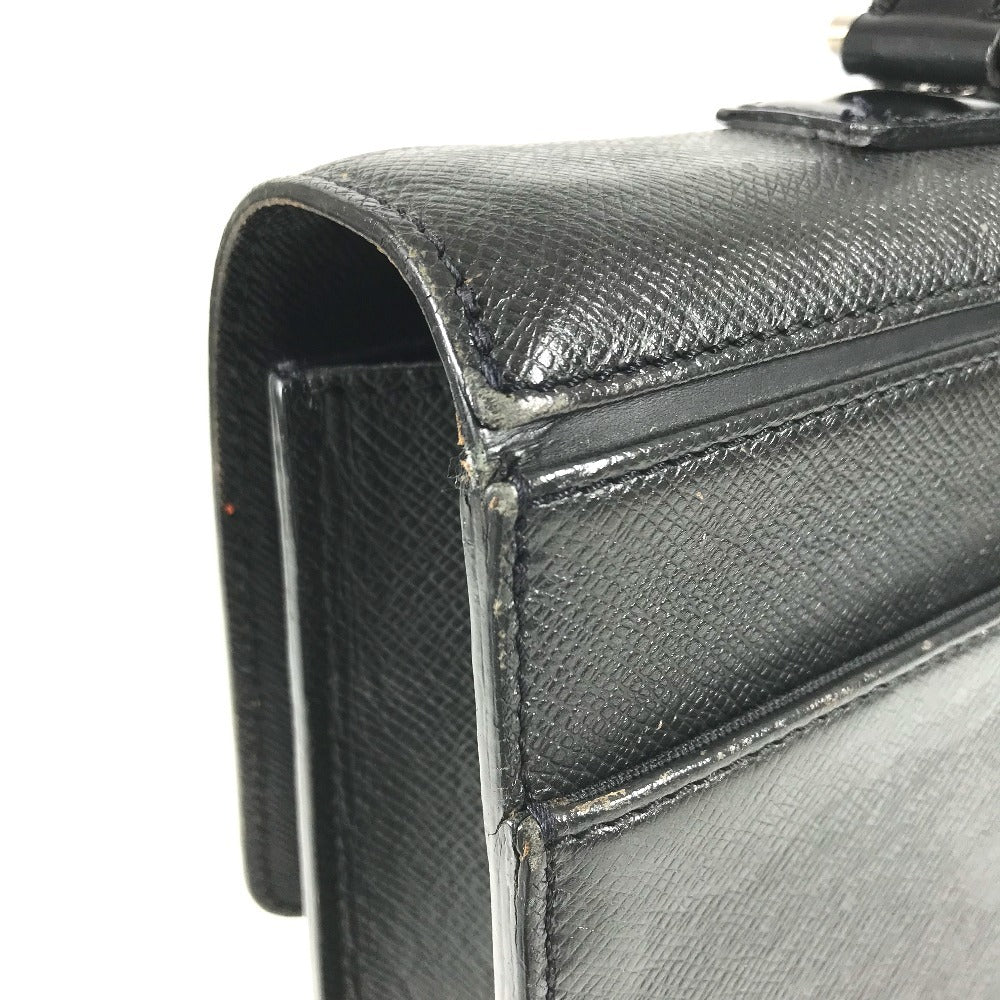 LOUIS VUITTON M31052 Taiga Robusto 1 Robusto 1 Bag Hand Bag Document Bag Business bag Taiga Leather Ardoise Black Used