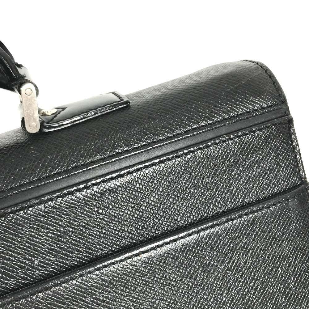 LOUIS VUITTON M31052 Taiga Robusto 1 Robusto 1 Bag Hand Bag Document Bag Business bag Taiga Leather Ardoise Black Used
