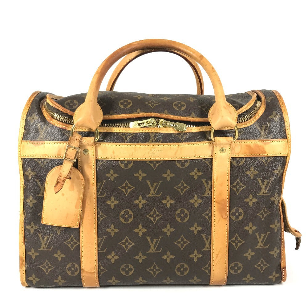 LOUIS VUITTON M42024 Monogram Sac Shan 40 Pet bag, pet carrier, dog, puppy Duffle Bag MonogramCanvas Brown Used