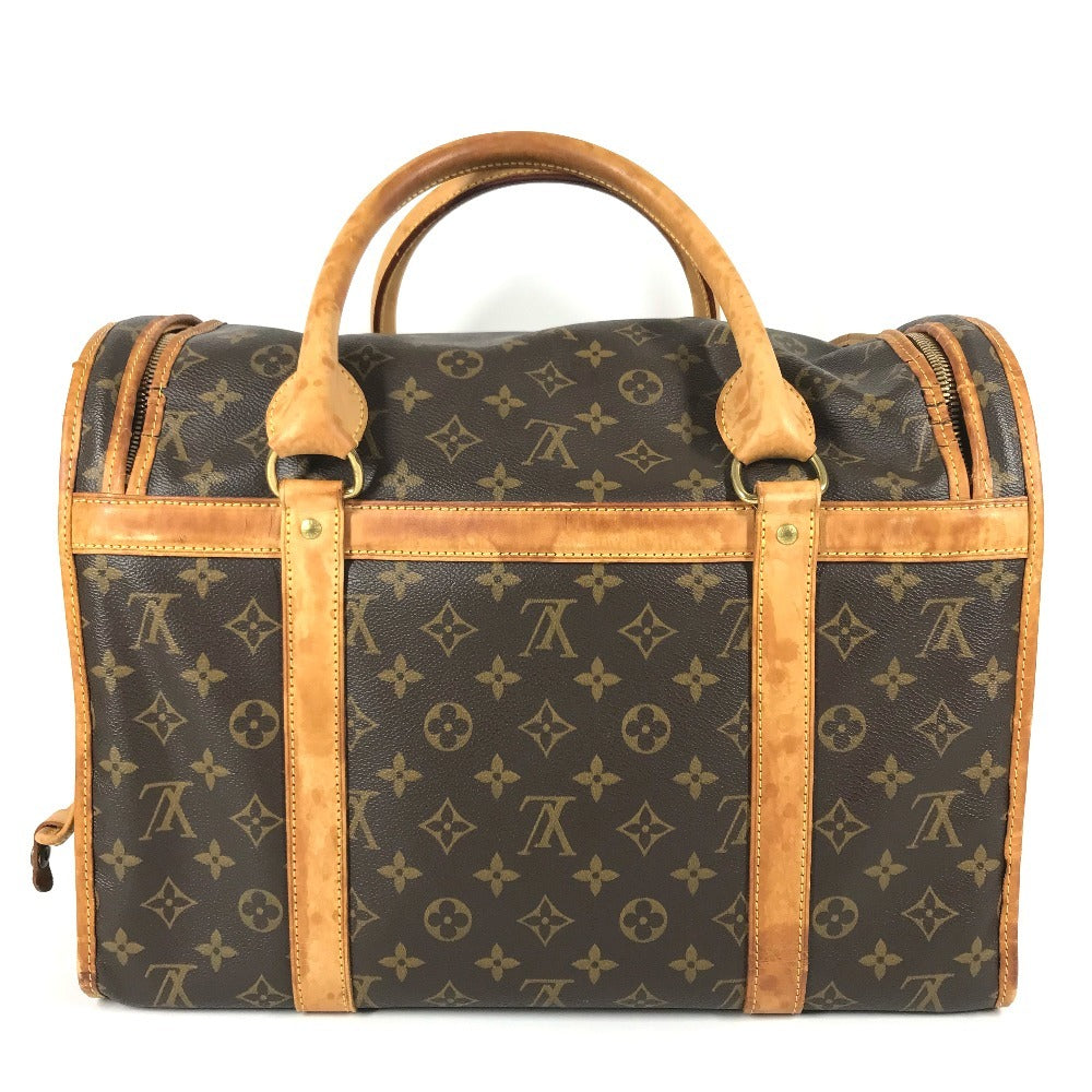 LOUIS VUITTON M42024 Monogram Sac Shan 40 Pet bag, pet carrier, dog, puppy Duffle Bag MonogramCanvas Brown Used