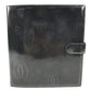 CARTIER Happy Birthday Logo (Extra Large) System Planner Stationery Notepad Notebook cover Leather Black Used