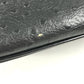 VERSACE vintage Logo Sunburst Bag Tote Bag shawl Shoulder Bag Embossed Leather Black/GoldHardware Used