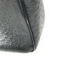 VERSACE vintage Logo Sunburst Bag Tote Bag shawl Shoulder Bag Embossed Leather Black/GoldHardware Used