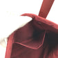 HERMES Amedaba GM Amedaba GM Bag Hand Bag Vertical Tote Tote Bag Leather/Canvas Red Used