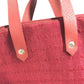HERMES Amedaba GM Amedaba GM Bag Hand Bag Vertical Tote Tote Bag Leather/Canvas Red Used