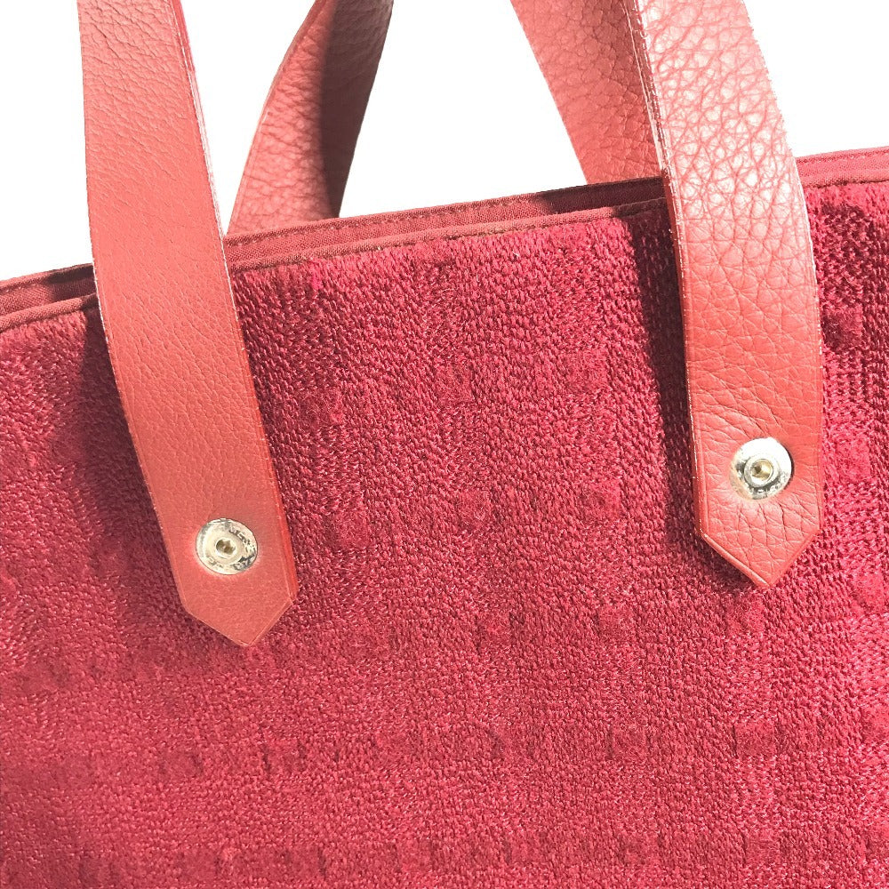 HERMES Amedaba GM Amedaba GM Bag Hand Bag Vertical Tote Tote Bag Leather/Canvas Red Used