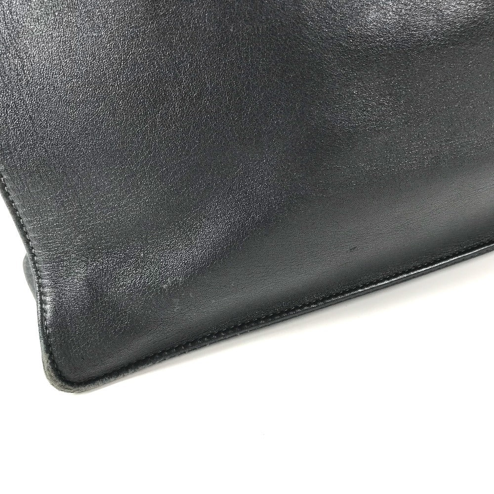 CHANEL vintage CC CC Mark Logo DecaCoco Bag Tote Bag shawl Shoulder Bag Leather Black Used