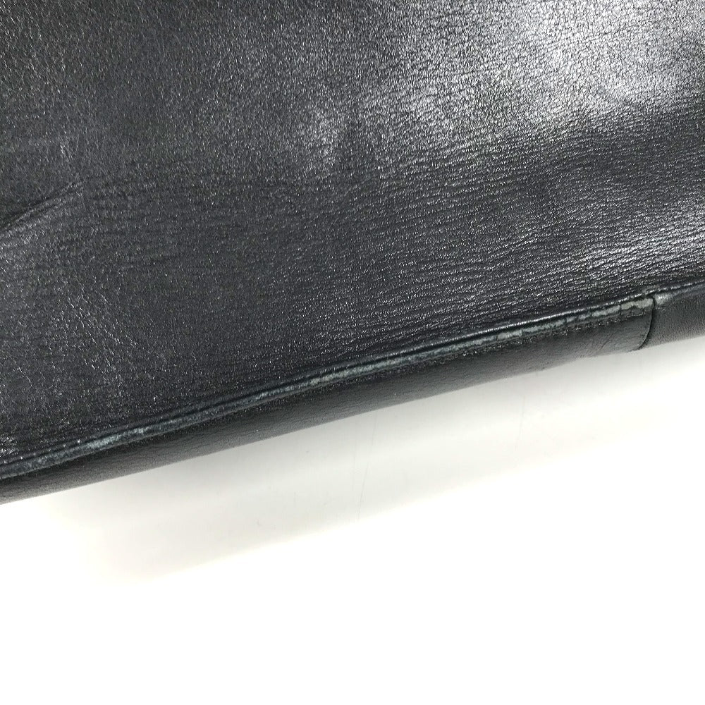 CHANEL vintage CC CC Mark Logo DecaCoco Bag Tote Bag shawl Shoulder Bag Leather Black Used