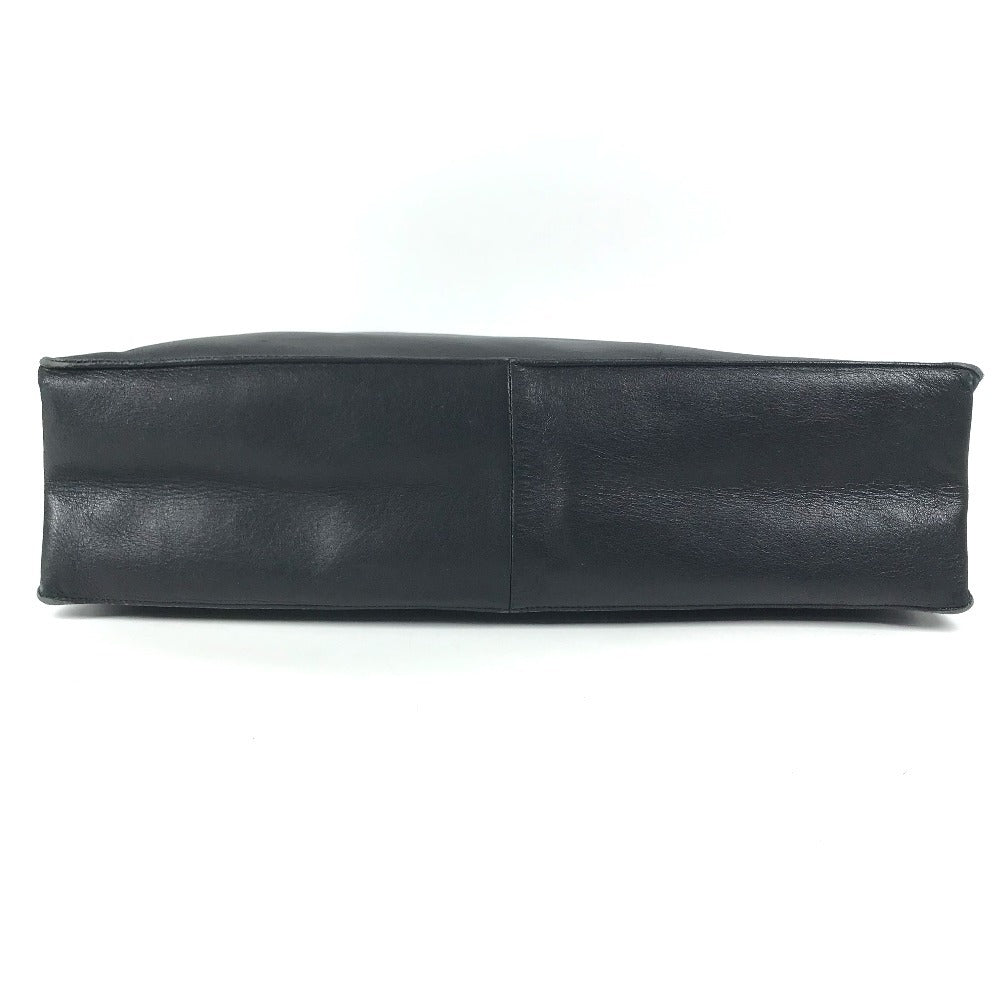 CHANEL vintage CC CC Mark Logo DecaCoco Bag Tote Bag shawl Shoulder Bag Leather Black Used