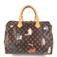 LOUIS VUITTON M44401 Monogram Catgram Cat SpeedyBandouliere30NM 2WAY Bag Shoulder Bag Mini Duffle Bag Hand Bag MonogramCanvas Brown/Orange Used