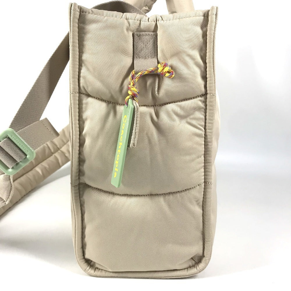 COACH CQ057 COACHTOPIA Loop Tote Crossbody Shoulder Bag (2-way bag) Tote Bag Beige Used