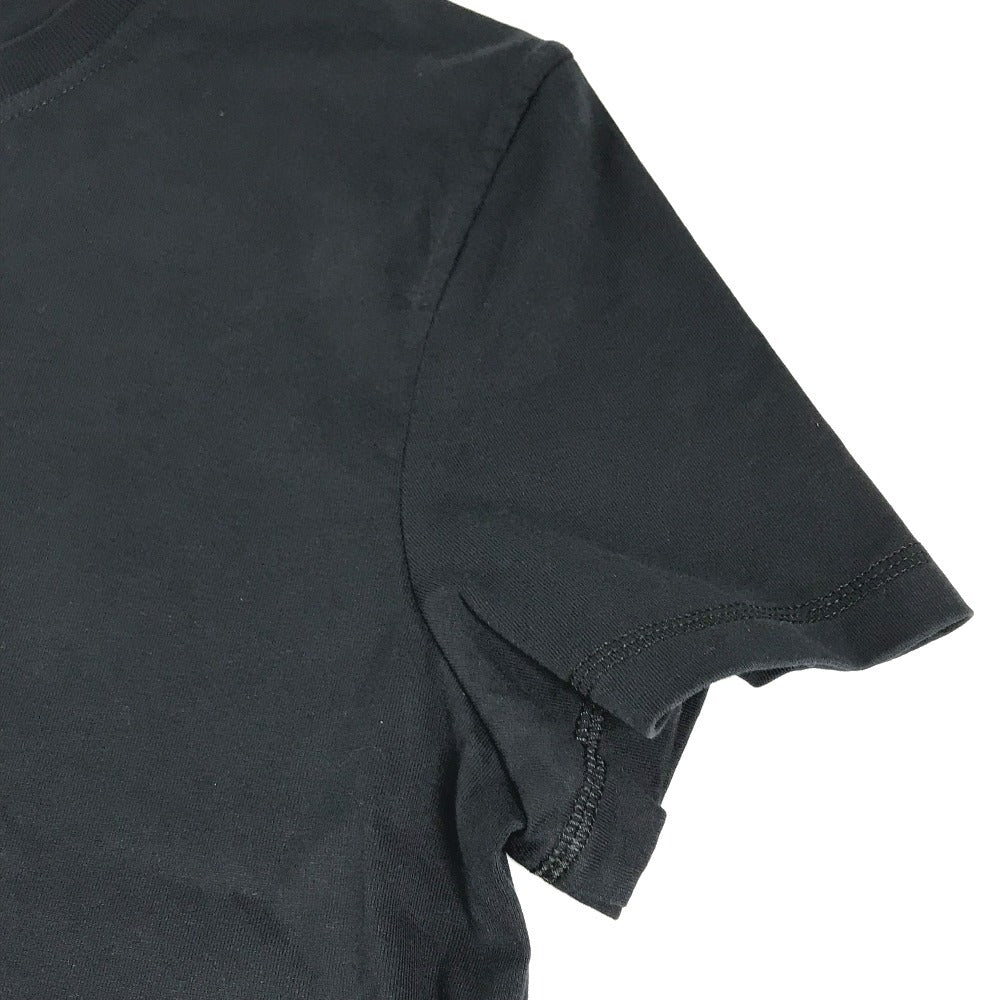 HERMES logo apparel tops short sleeves Short sleeve T-shirt cotton Navy Used