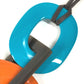 HERMES Buffalo horn Isamu Isamu 2-piece set Accessories Jewelry Choker Necklace Buffalo horn Orange/blue Used