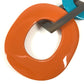 HERMES Buffalo horn Isamu Isamu 2-piece set Accessories Jewelry Choker Necklace Buffalo horn Orange/blue Used