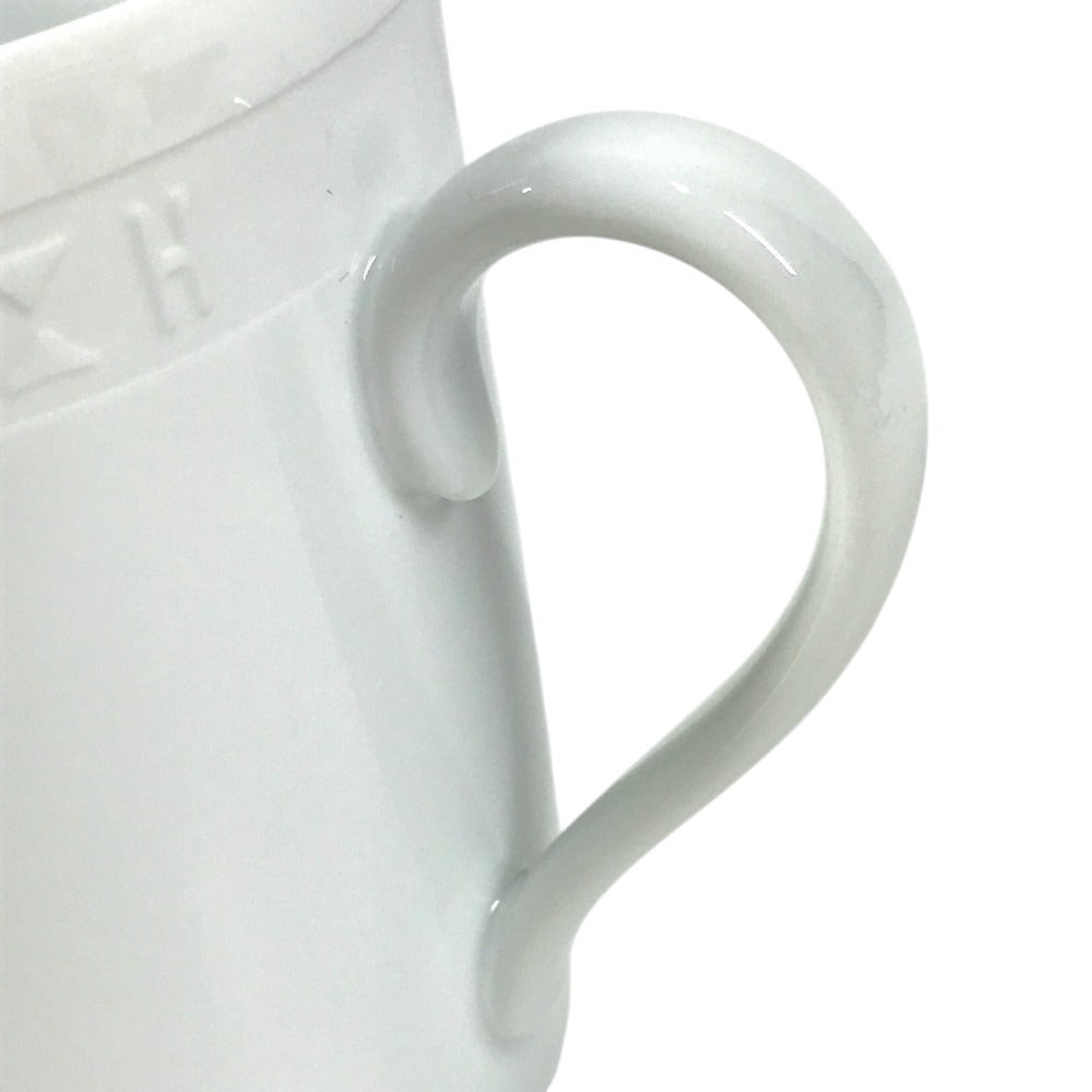 HERMES Aegean EGEE Tableware, cups, coffee cups Mug Pottery White Used