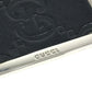 GUCCI 不明 GG logo Wallet bill scissors Money clip Leather / Metal Black/Silver Used