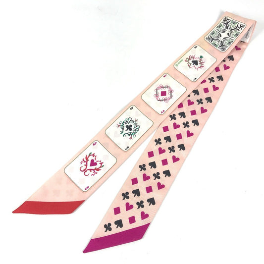 HERMES new tag Twilly Twilly Bandeau Scarf Accessories Scarf silk pink Used