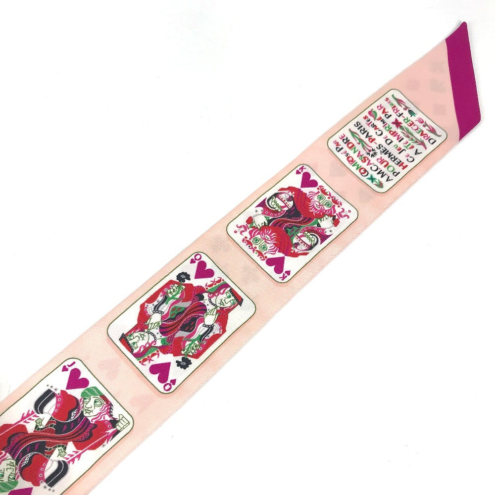 HERMES new tag Twilly Twilly Bandeau Scarf Accessories Scarf silk pink Used