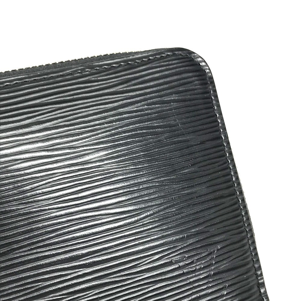 LOUIS VUITTON M61857 Epi Zippy Wallet Long wallet Zip Around Long Wallet Epi Leather Noir Black Used