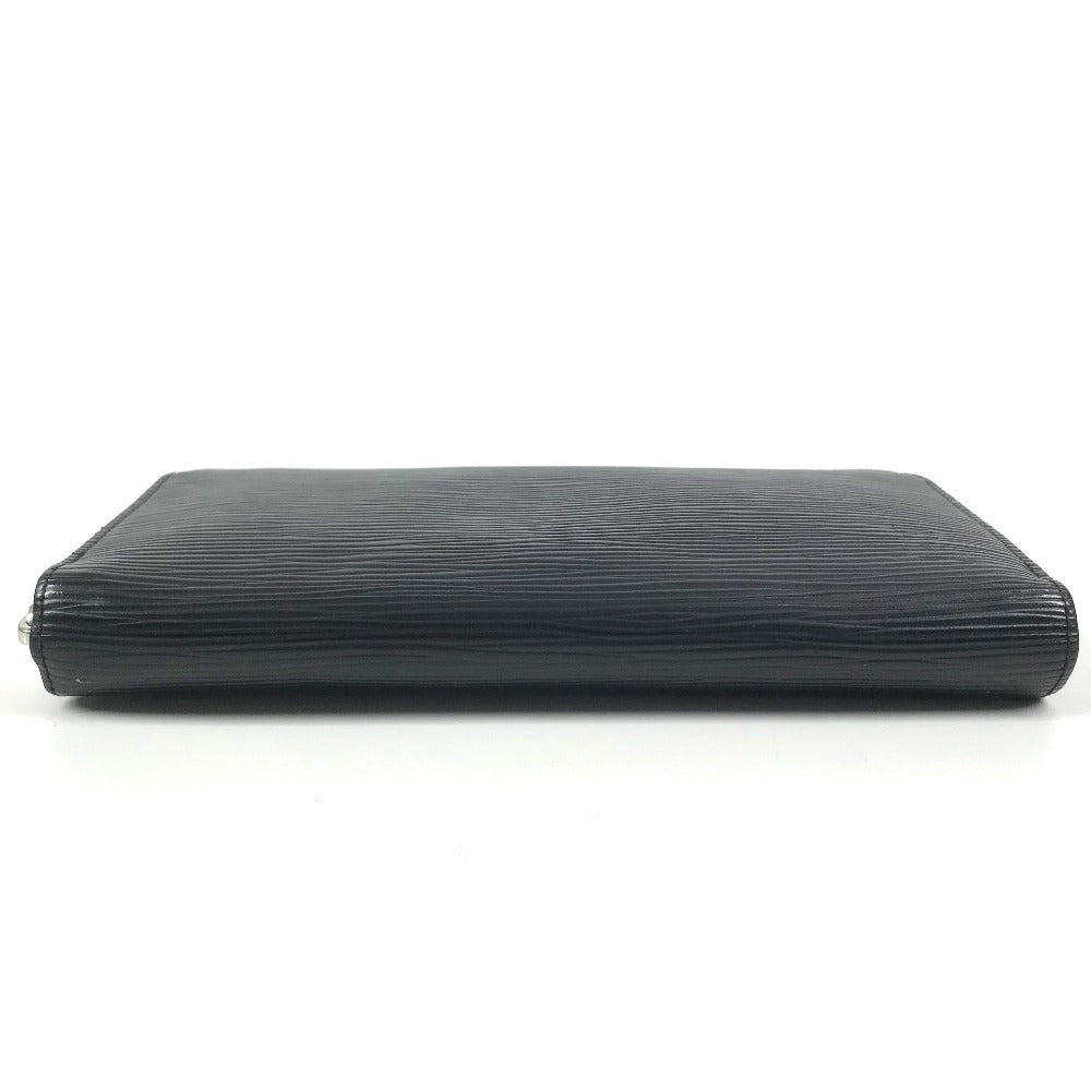 LOUIS VUITTON M61857 Epi Zippy Wallet Long wallet Zip Around Long Wallet Epi Leather Noir Black Used