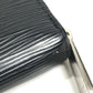 LOUIS VUITTON M61857 Epi Zippy Wallet Long wallet Zip Around Long Wallet Epi Leather Noir Black Used