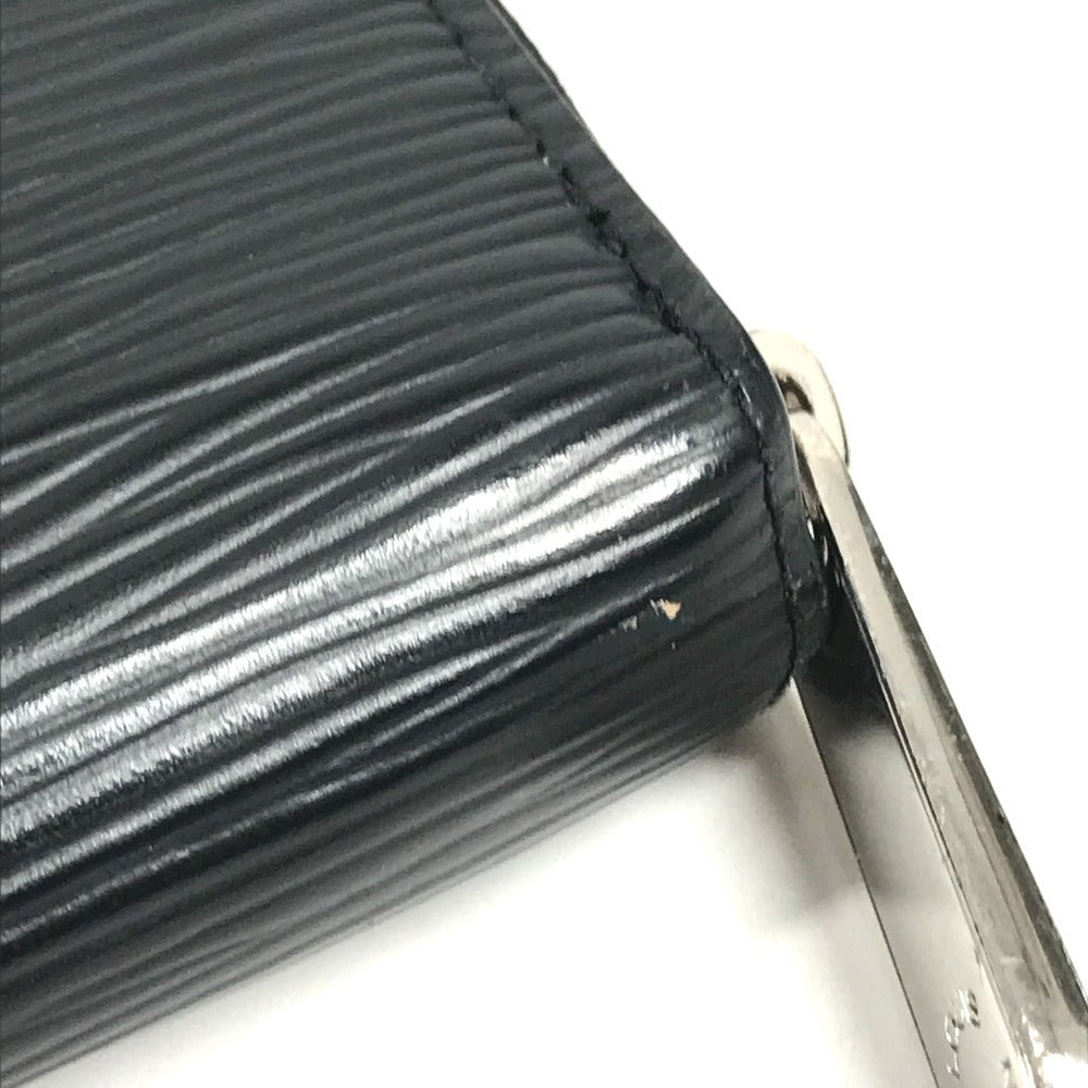 LOUIS VUITTON M61857 Epi Zippy Wallet Long wallet Zip Around Long Wallet Epi Leather Noir Black Used