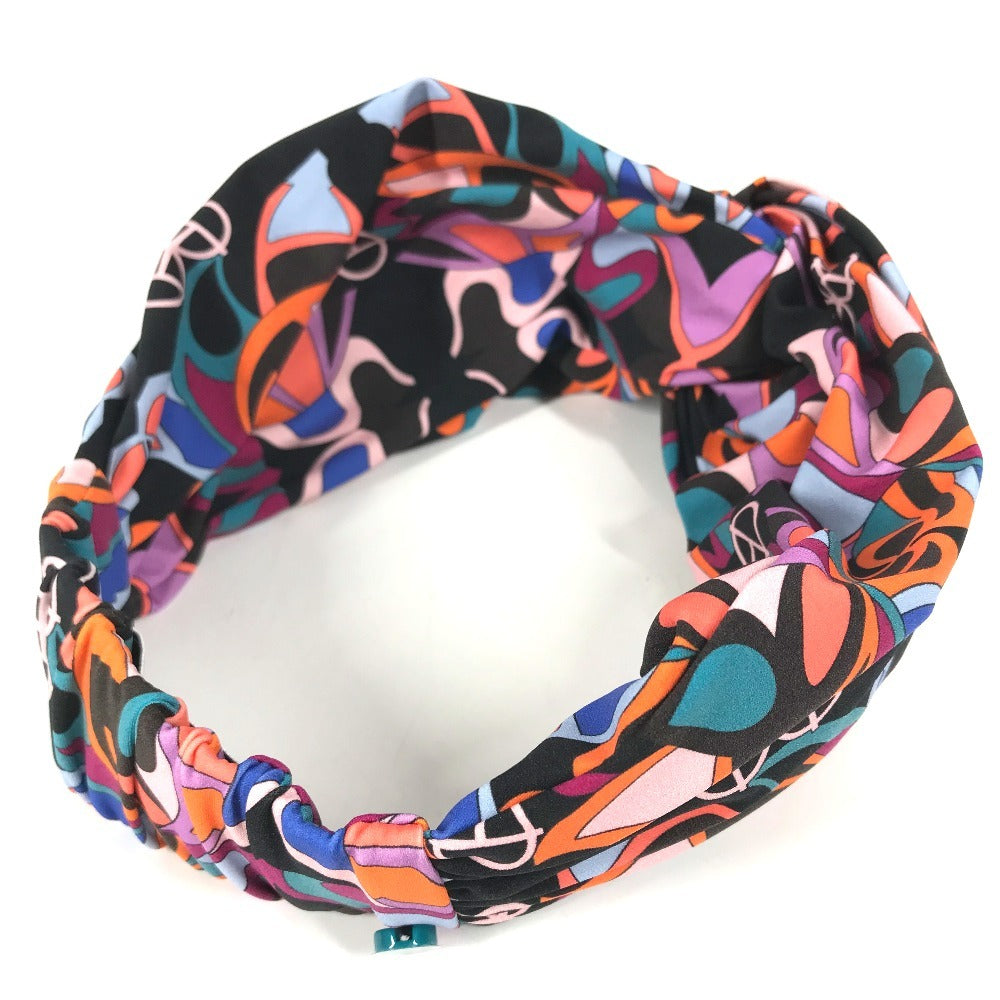 HERMES Eugenia Hairband headband hair accessories hair band polyamide / Elastane Multicolore Used