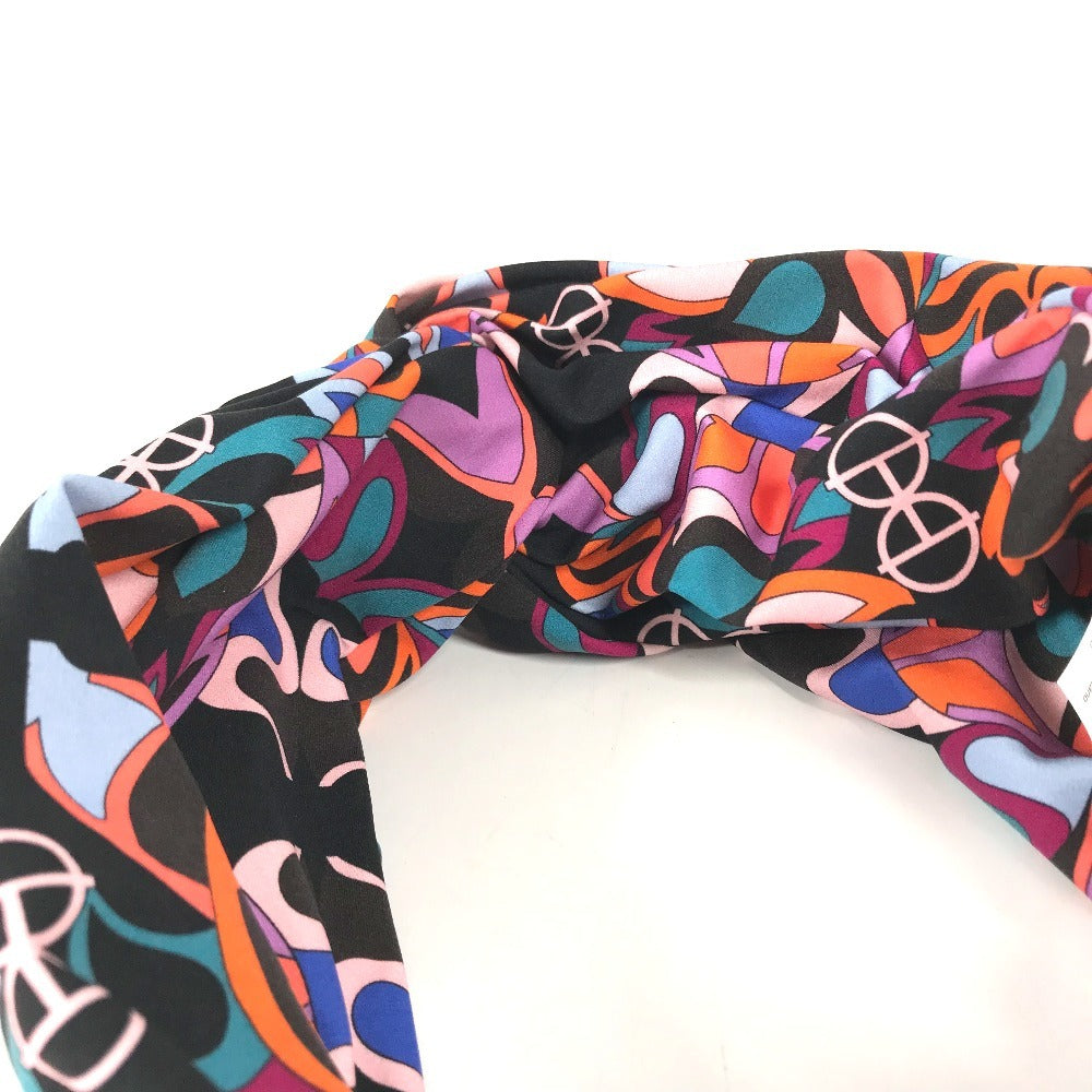 HERMES Eugenia Hairband headband hair accessories hair band polyamide / Elastane Multicolore Used