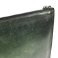 Berluti Nino XL NINO Calligraphy Logo Scritto Bag, L-shaped zipper, cluch bag, pouch Clutch bag Leather Green Used