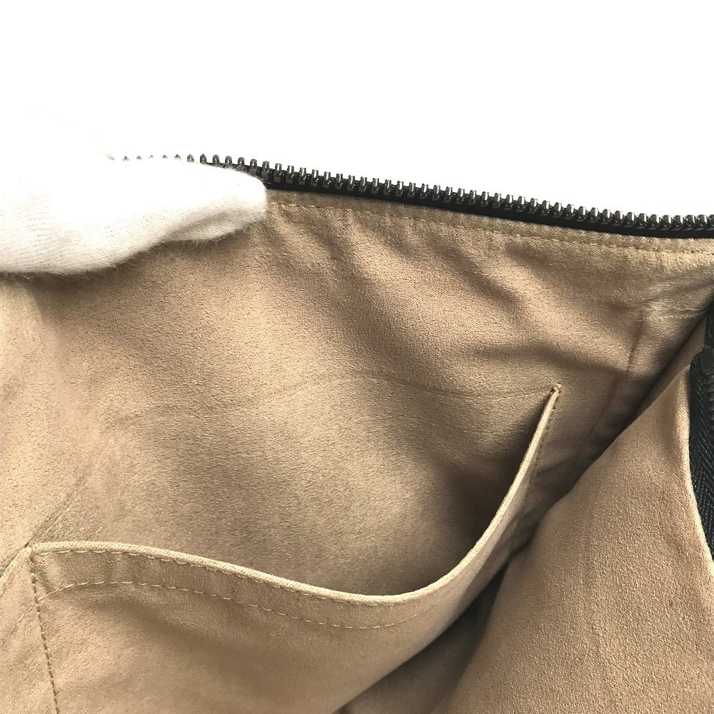 Berluti Nino XL NINO Calligraphy Logo Scritto Bag, L-shaped zipper, cluch bag, pouch Clutch bag Leather Green Used