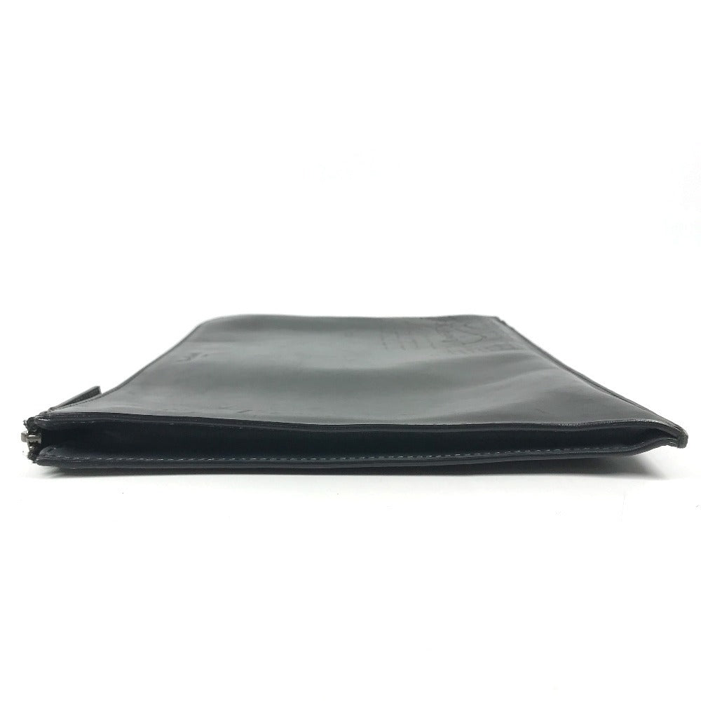 Berluti Nino XL NINO Calligraphy Logo Scritto Bag, L-shaped zipper, cluch bag, pouch Clutch bag Leather Green Used