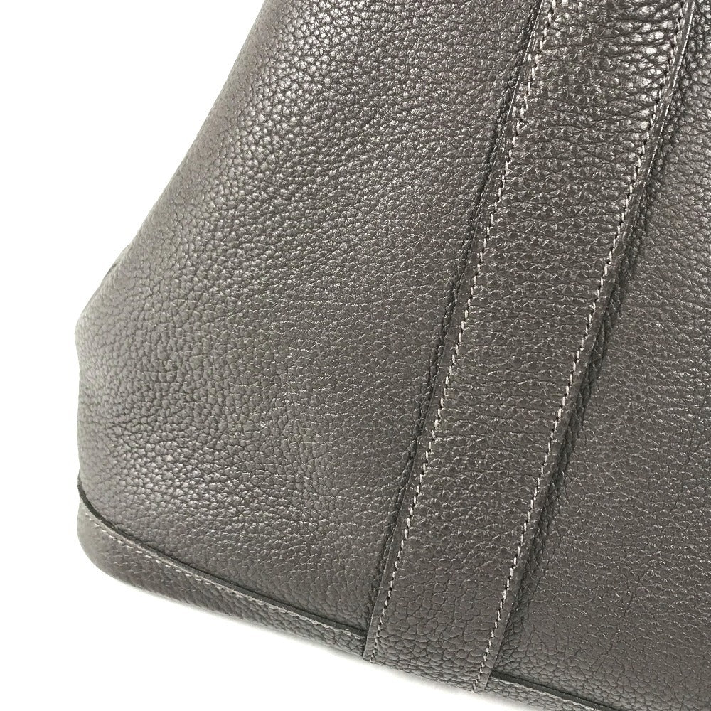 HERMES Leather Garden Party PM Garden Party PM Bag, Handbag, Shoulder Bag Tote Bag Negonda Evennes Brown/SilverHardware Used