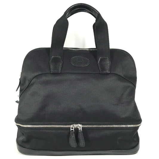 HERMES sports shoulder bag Sac de Golf 40 Travel Bag Hand Bag Bag Duffle Bag Leather/Canvas Black Used
