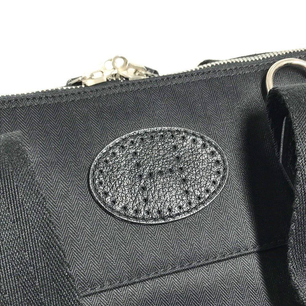 HERMES sports shoulder bag Sac de Golf 40 Travel Bag Hand Bag Bag Duffle Bag Leather/Canvas Black Used