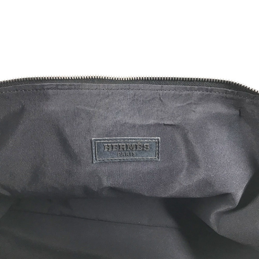 HERMES sports shoulder bag Sac de Golf 40 Travel Bag Hand Bag Bag Duffle Bag Leather/Canvas Black Used